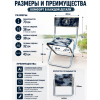 Стул со спинкой алюминий КА24