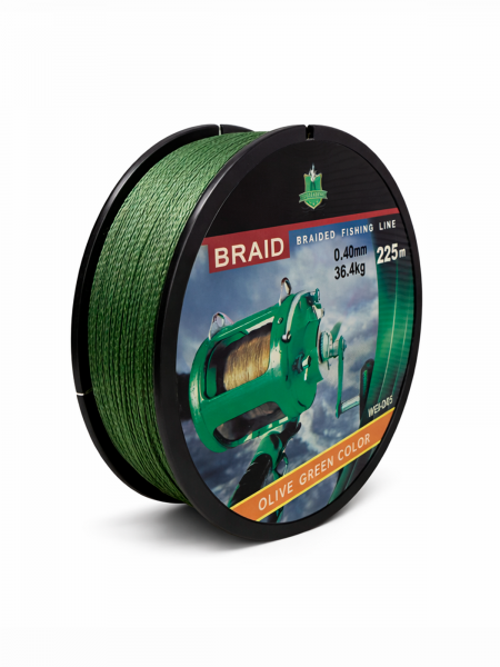 Плетеный шнур BRAID 225м, 0,12мм