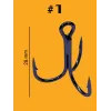 Крючки тройники TREBLE 18шт, №1