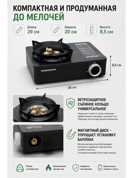 Плита портативная YAN