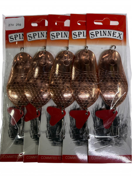 Блесна Spinnex 5шт.уп #27, 25г