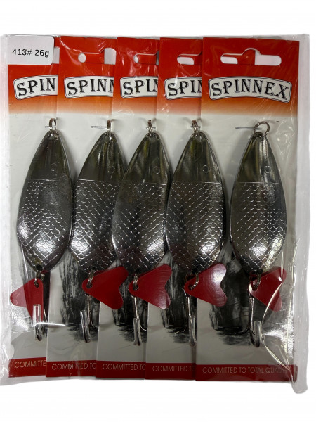 Блесна Spinnex 5шт.уп #413, 26г
