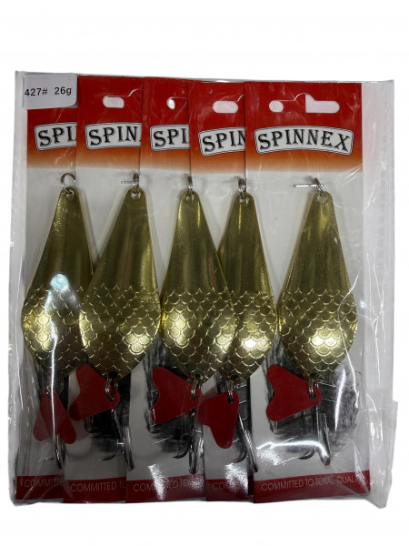 Блесна Spinnex 5шт.уп #426, 27г