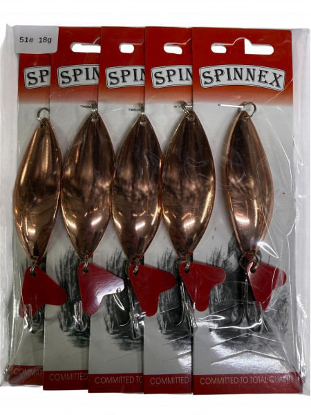 Блесна Spinnex 5шт.уп #51, 18г