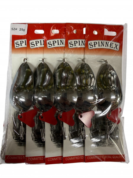 Блесна Spinnex 5шт.уп #52, 25г