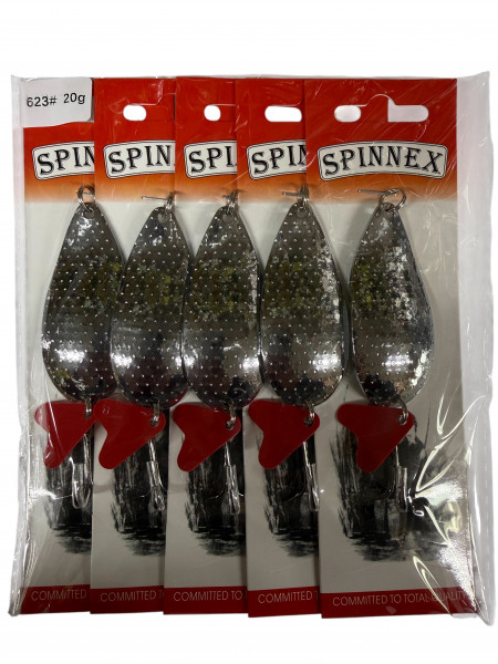 Блесна Spinnex 5шт.уп #623, 20г