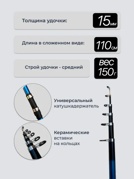 Удочка WEI-30 Setra 3м