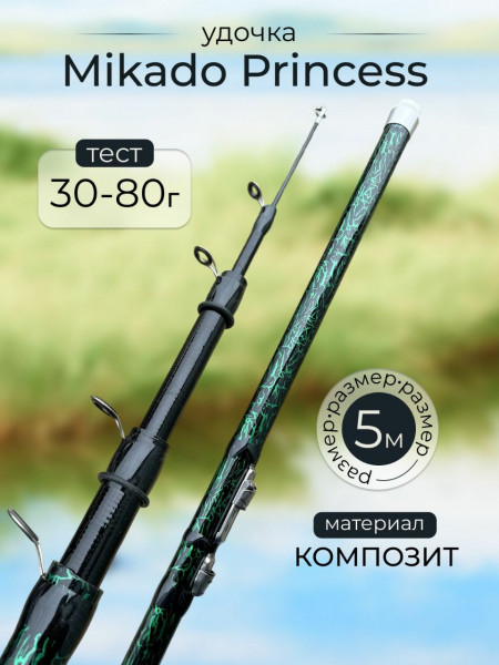 Удилище MIKADO WEI-002 Princess 30-80g, 5м