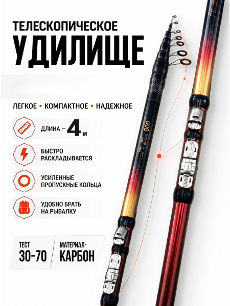 Удилище VitFishing WEI-056, 4м