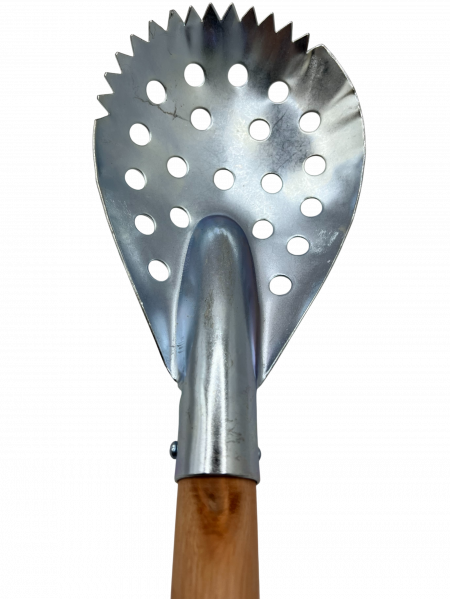 Черпак с зубьями большой, деревянная рукоять 